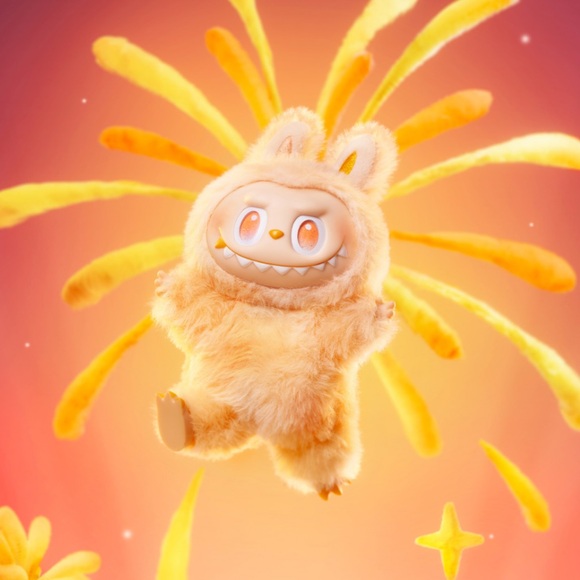 POP MART Accessories - Labubu Big into Energy Plush - Happiness open box from Pop Mart 100% Authentic